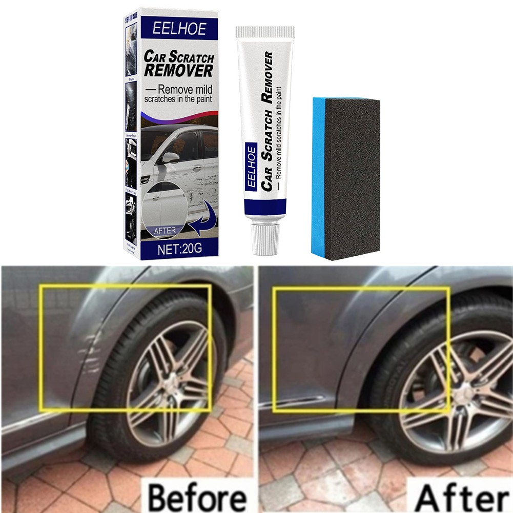 Car Scratch Remover Paintwork Paint Scratches Scuff Touch Up Repair Kit, Size: 15.5, Scratch paste+Sponge